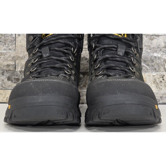 CAT Threshold Work Boots Waterproof Soft Toe Lace Up Black P74129 Men's 10.5 M - Picture 8 of 11